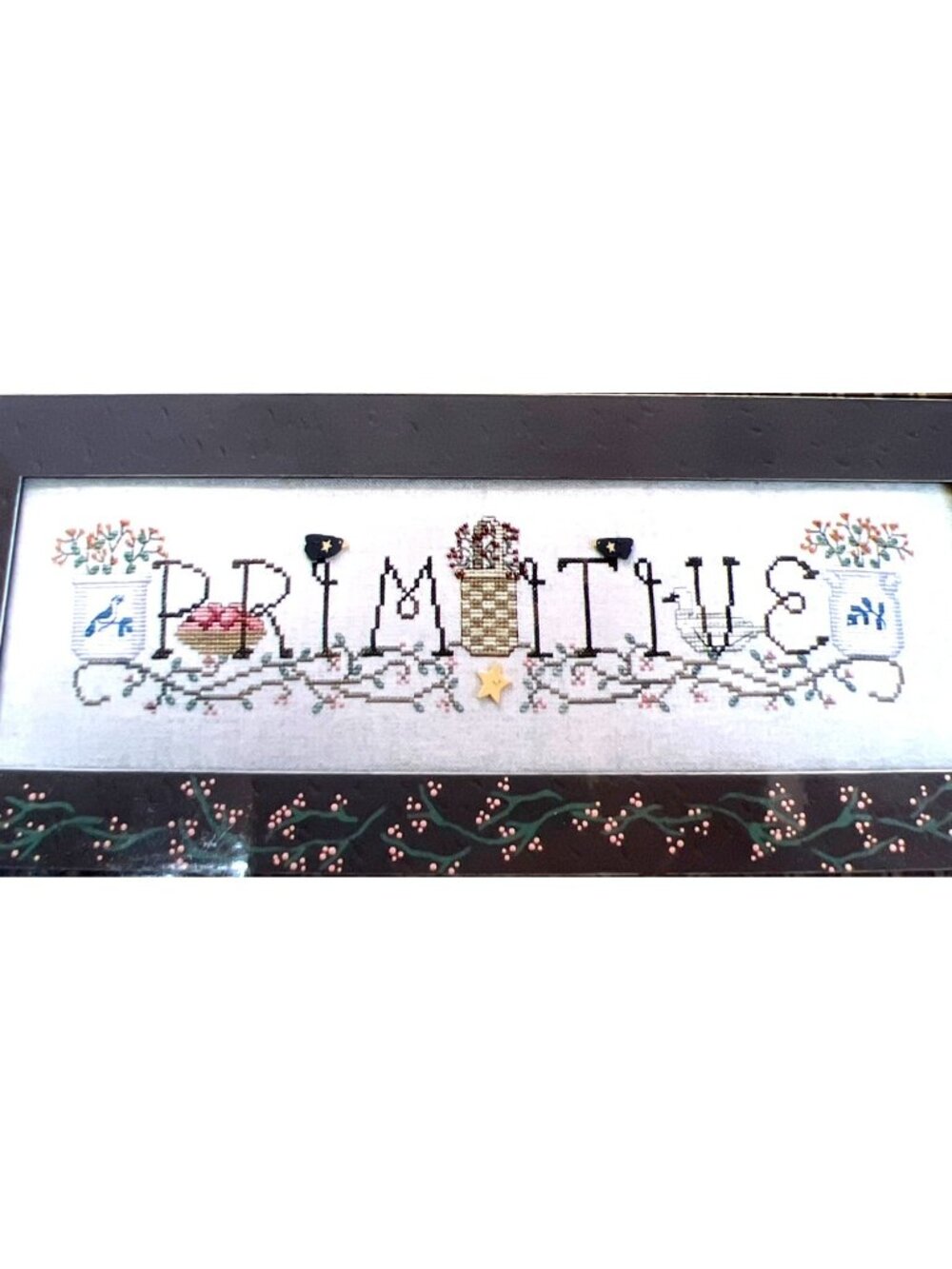 Simply Primitive Cross-Stitch Pattern By Waxing Moon Designs #139